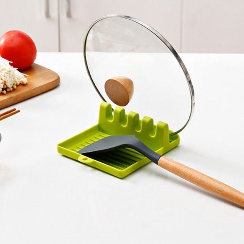 Suporte Organizador de Utensílios de Cozinha – Porta Colheres, Garfos e Espátulas com Base Antiderrapante