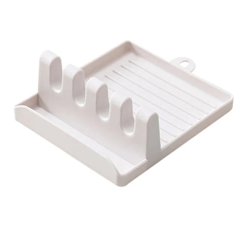 Suporte Organizador de Utensílios de Cozinha – Porta Colheres, Garfos e Espátulas com Base Antiderrapante