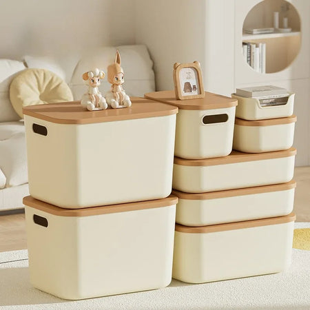 Caixa de Armazenamento Multifuncional –Ideal para Brinquedos, Roupas, Cosméticos e Lanches