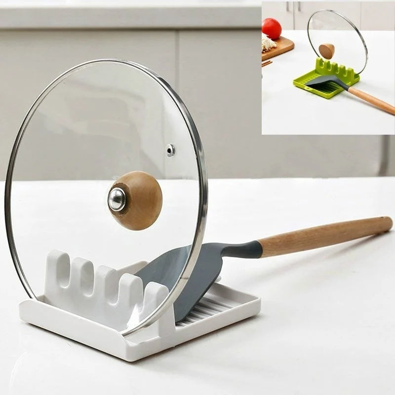 Suporte Organizador de Utensílios de Cozinha – Porta Colheres, Garfos e Espátulas com Base Antiderrapante