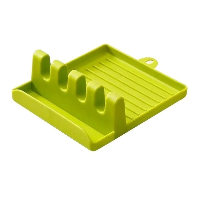 Suporte Organizador de Utensílios de Cozinha – Porta Colheres, Garfos e Espátulas com Base Antiderrapante