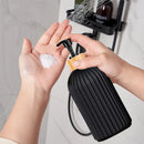 Organizador Decorativo para Banheiro com Dispenser de Sabonete e Suporte para Escovas – Elegância e praticidade para o seu ambiente