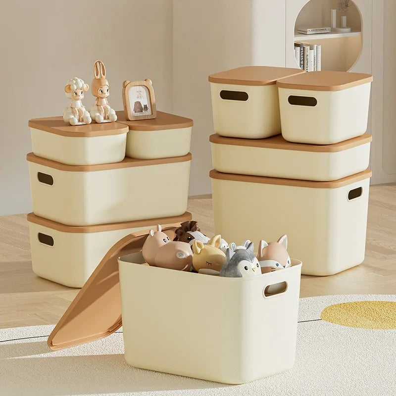 Caixa de Armazenamento Multifuncional –Ideal para Brinquedos, Roupas, Cosméticos e Lanches
